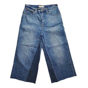 Madewell Wide Leg Crop Denim Jeans